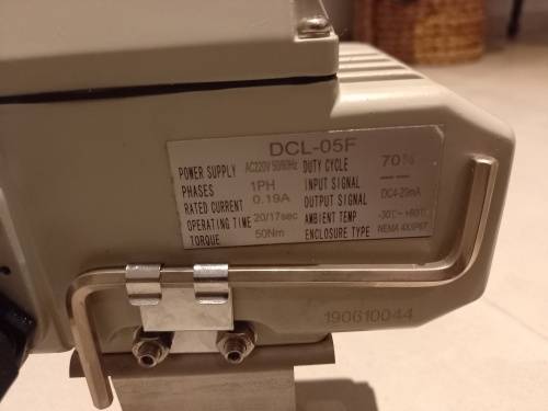 Hikelok 1/2` motorized electric ball valve (4-20 mA)