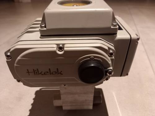 Hikelok 1/2` motorized electric ball valve (4-20 mA)