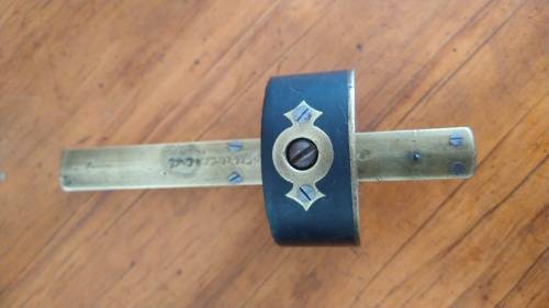 Marking Gauge / Scribe - Ebony & Brass