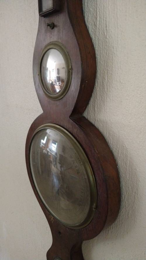 Very Old Antique Barometre / Thermometre