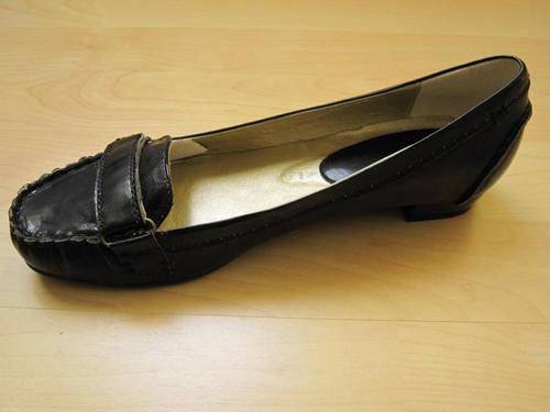 **GENUINE LEATHER** LAKILINE LADIES MOCCASIN - GLITTER