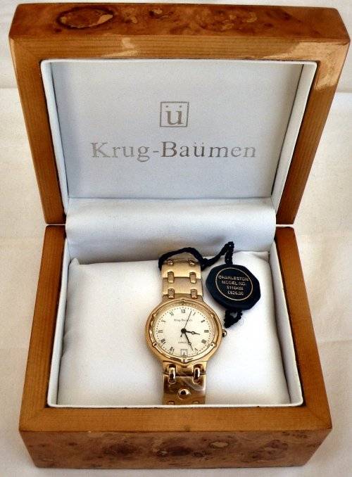 KRUG-BAUMEN  CHARLESTON LADIES WATCH