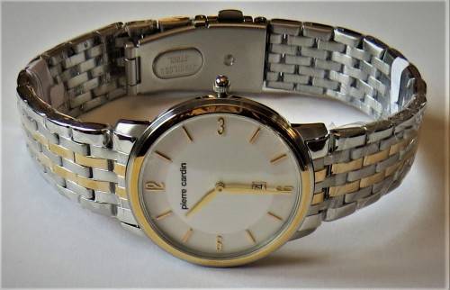 PIERRE CARDIN SLIM LADIES TWO TONE WATCH