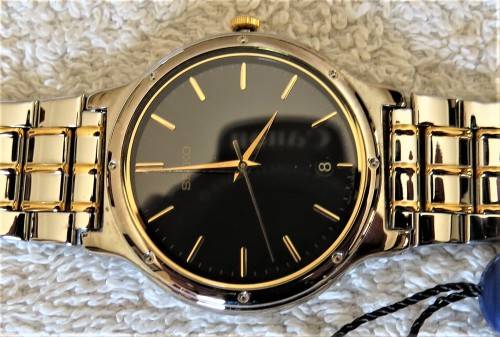 SEIKO SUPER SLIM LADIES TWO TONE WATCH