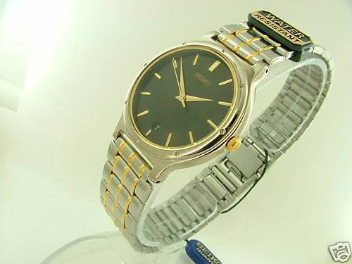 SEIKO SUPER SLIM LADIES TWO TONE WATCH