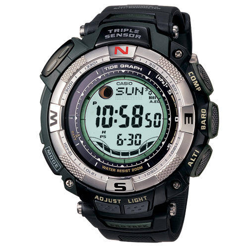 New  CASIO PRG130-1V Protrek Triple Sensor Tough Solar