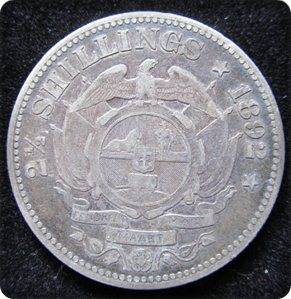 * KEY DATE * 1892 2.5SHILLING !! STARTING @ R1