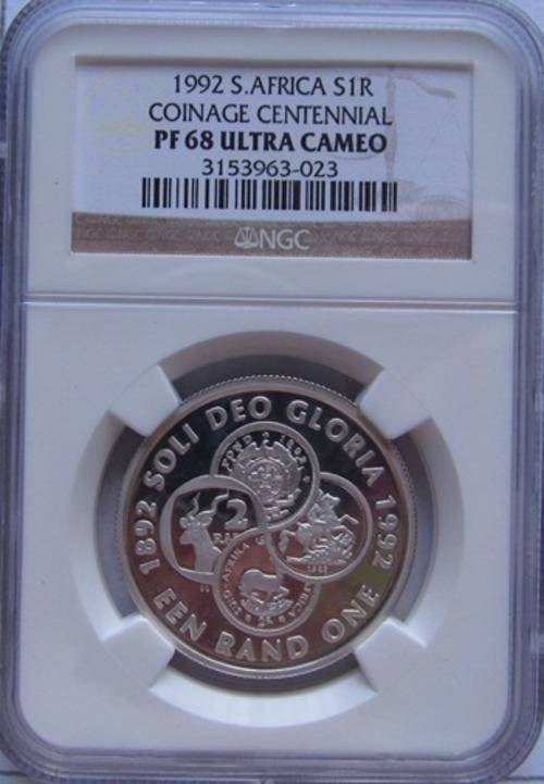 ** GREAT ** 1992 SR1 COINAGE CENTENNIAL PF68 NGC !! STARTING @ R1