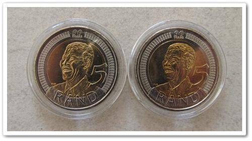 ** 2008 MANDELA **R5  (90TH BIRTHDAY)  X2 BID PER COIN!! STARTING @ R1