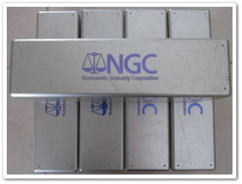 ** EMPTY SILVER NGC BOXES (x5) - BID PER BOX !! STARTING @ R1
