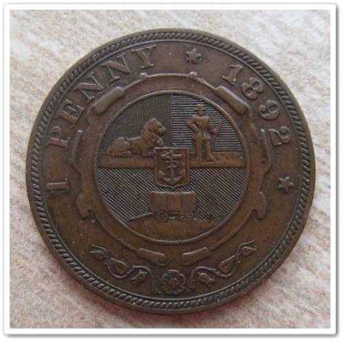 ** 1892 ** ZAR PENNY !! STARTING @ R1
