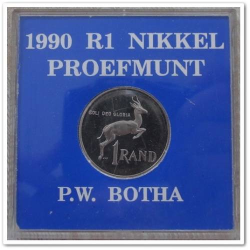 ** 1990 ** R1 IN PERSPEX ** ORIGINAL AS ISSUED !! STARTING @ R1