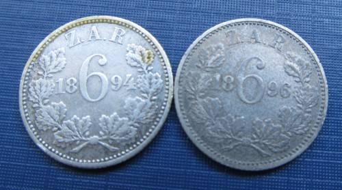 ** ONE LOT ** 1894 & 1896 6PENCE !! STARTING @ R1