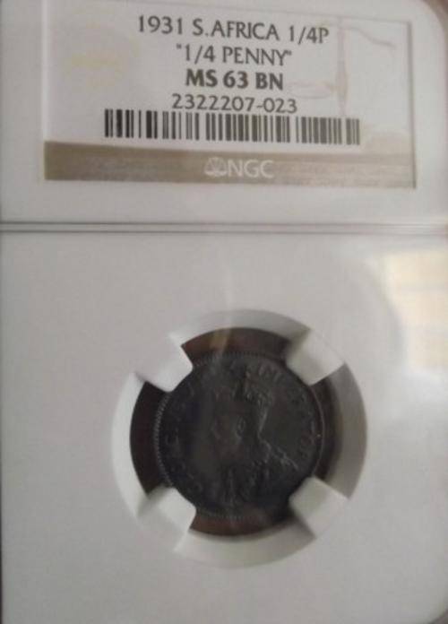 1931 1/4 PENNY MS 63 BN.....STUNNER....STARTING @ R1!!!!!!!!!!!