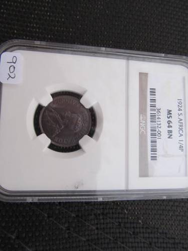 1924 1/4 Penny MS 64 BN