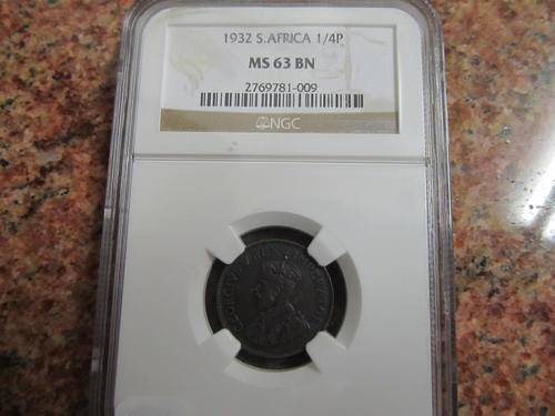 1932 1/4 Penny MS 63 BN - Christmas Special !!!