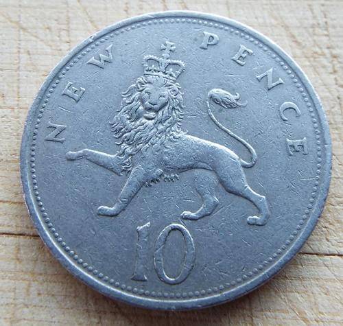 1969 Brittain 10 Pence