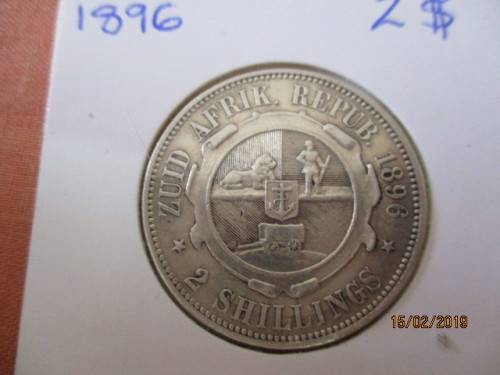 1896 2 Shillings