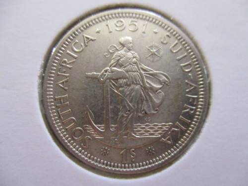 1951 1 shillings  - Excellent coin  - Judge condition as per photo