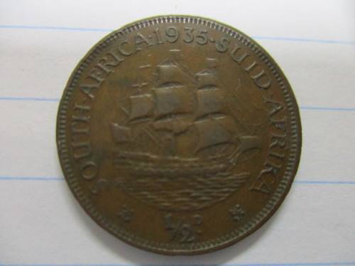 1935 1/2d Penny  - Excellent coin  - Judge the grade by photo !!