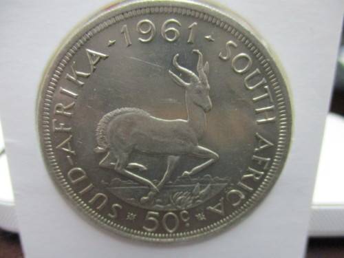 1961 Set 50 c to 1/2 c   - Excellent coins  - Judge the grade by photo !!