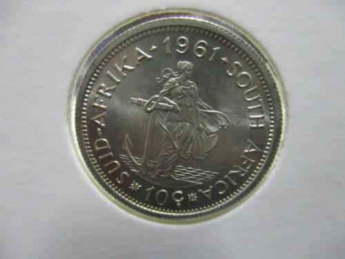 1961 Set 50 c to 1/2 c   - Excellent coins  - Judge the grade by photo !!