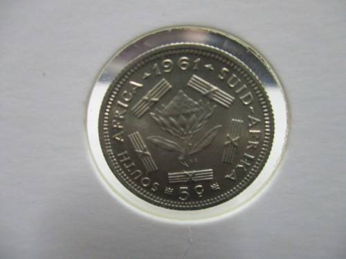 1961 Set 50 c to 1/2 c   - Excellent coins  - Judge the grade by photo !!