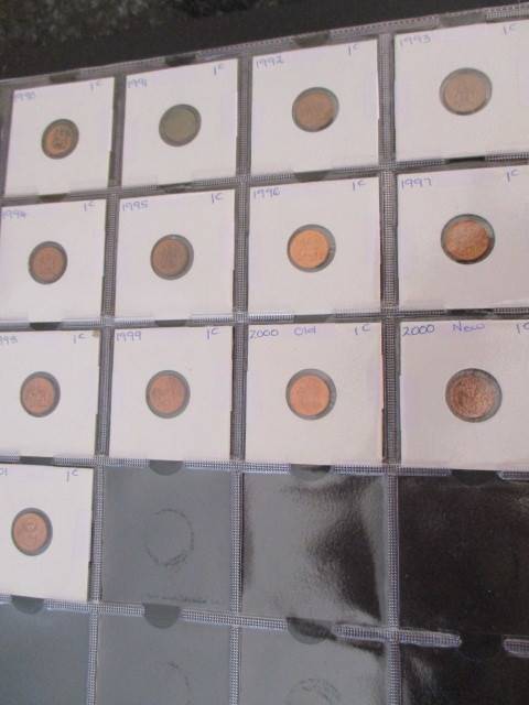 Huge Collection 1989 to 2018 - All in coin flips and filing pockets & file - See list in description