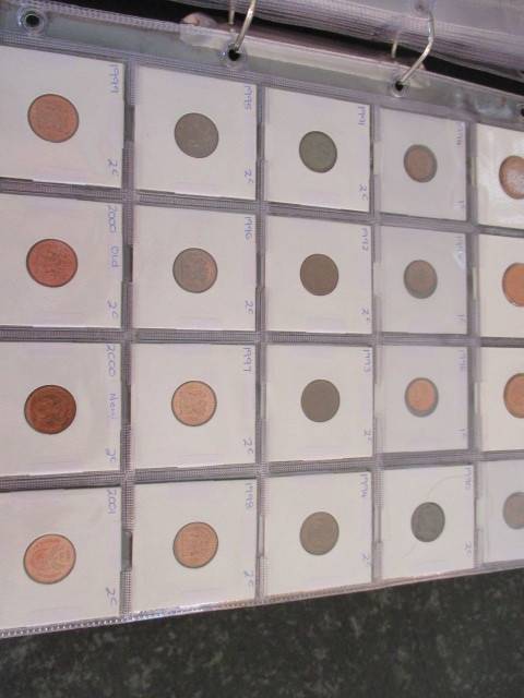 Huge Collection 1989 to 2018 - All in coin flips and filing pockets & file - See list in description