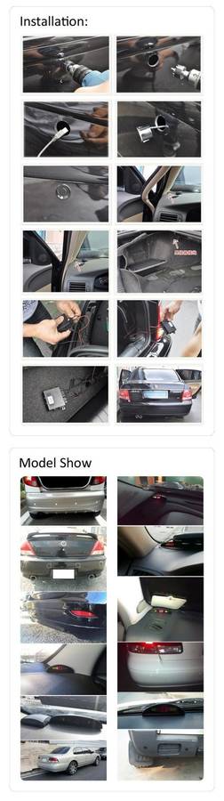 Car  LED Parking Sensor With 4 Sensors (Special For Christmas )