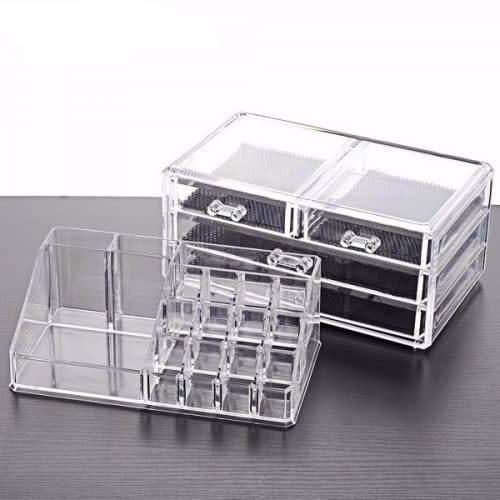 Cosmetic Organiser - Lipstick & Nail Polish Organizer - 4 Draw Organiser