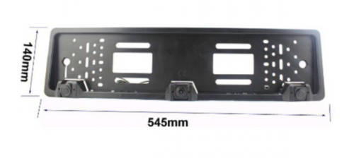 Number Holder With Parking Sensor And Packing Camera