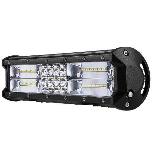 180w 60 LED ( 48 + 12 LED ) Tri-Row LED BAr Light