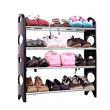 4 Tier Shoe Rack - DIY Multi-Shoe Rack