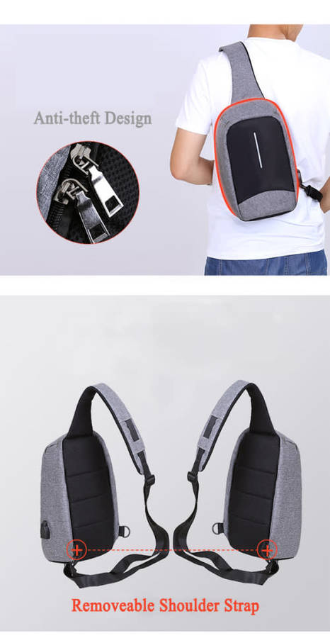 Safety Anti-Theft Bag - 11" Stylish Design Anti-Theft Tablet Safety Bag
