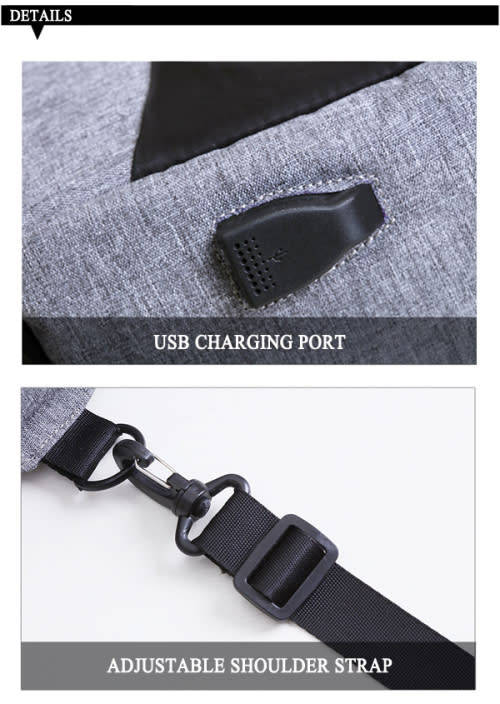Safety Anti-Theft Bag - 11" Stylish Design Anti-Theft Tablet Safety Bag