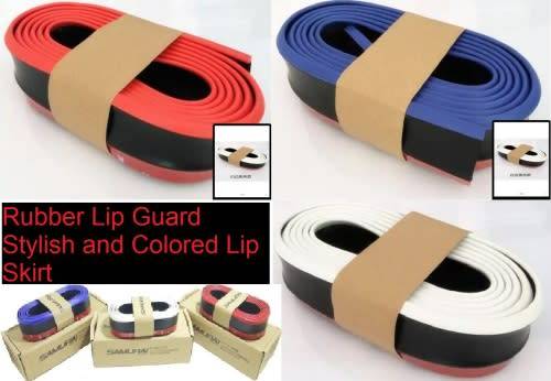 Rubber lip - Stylish 2.5m Rubber Lip fits most cars - 2.5m Samurai Color Rubber Lip Protector