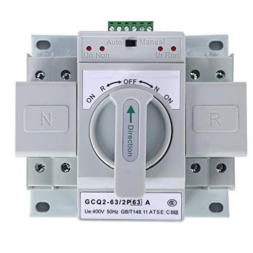 2P 63A MCB Type Double  Powe  sourc  AutomaticTransfer Switch GCQ2-63/2P