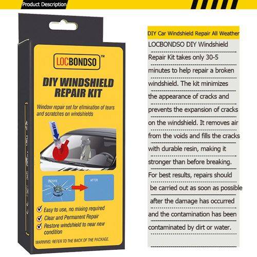 DIY Windshield Repair Kit Car