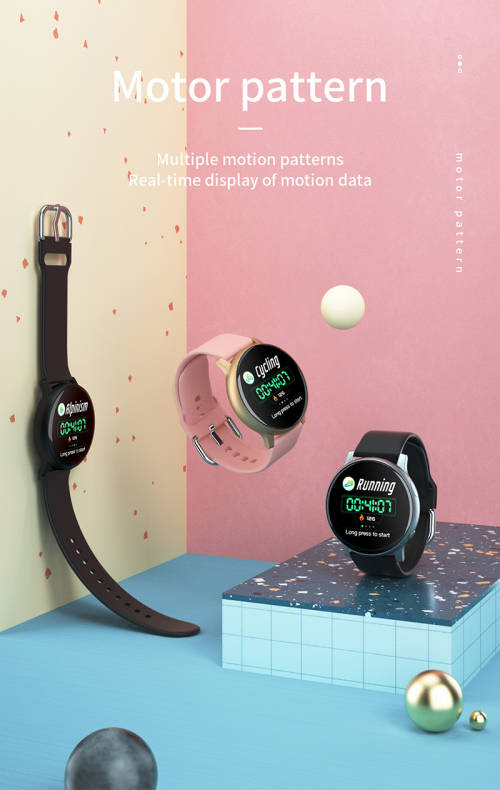 S2 Fitness  Smart Bracelet Heart Rate Monitor - Black