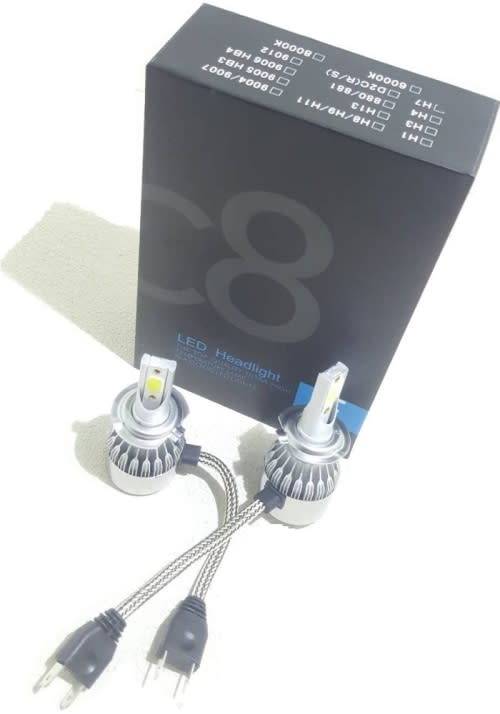 LED Headlight Kit - C8 H7 2pin LED Headlight Kit - C8 H7 12V~24V Headlight Bulb