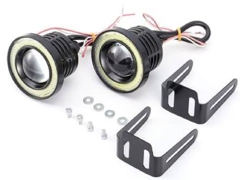 Fog Lights - LED Angel Eye Fog Light - White Fog + White Angel Eye LED Light