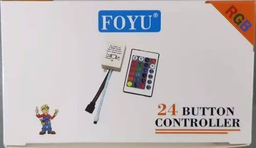 LED Light Strip Controller - 12V RGBW LED Remote Control Unit