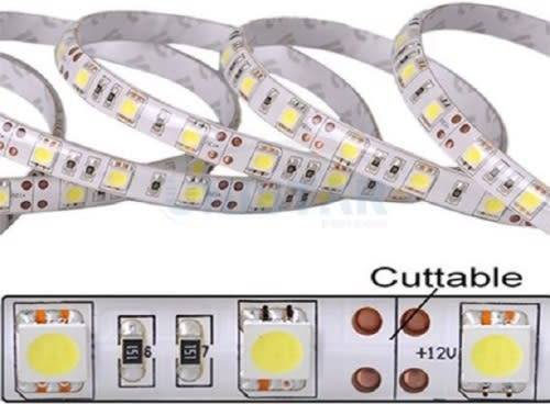 LED Light Strip - 5050 White LED Strip Light - 5m White LED Light Strip