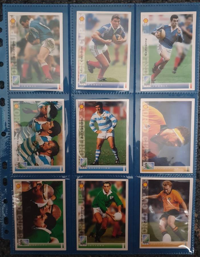 1995 World cup rugby cards