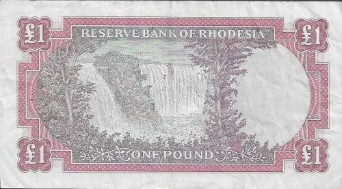 (Item 144) 2 x £1 Rhodesia Bank Notes 1964 and 1966