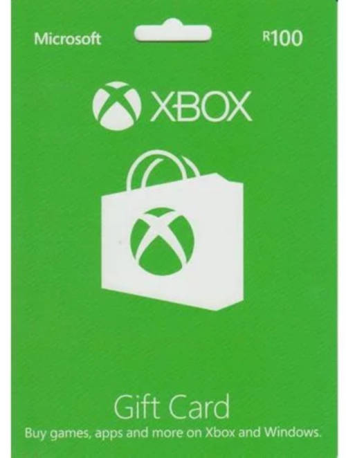 Xbox Live R100 Gift Card (Digital Code) - In Stock/Quick Delivery via e-mail