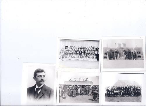 FIVE PHOTOS OF THE ANGLO BOER WAR - CONCENTRATION CAMPS