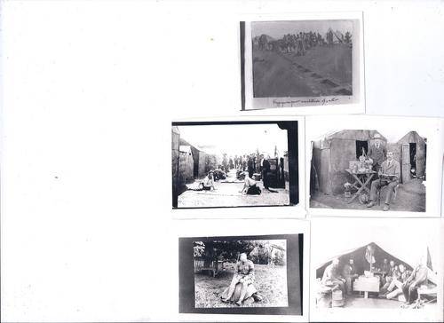 FIVE PHOTOS OF THE ANGLO BOER WAR - CONCENTRATION CAMPS