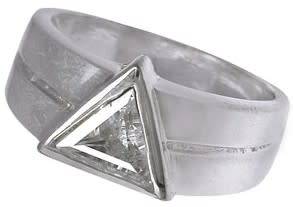 925 Sterling Silver Clear CZ Band -Size 6-9